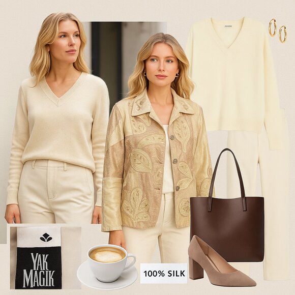 Yak Magik 100% Silk Embroidered Patchwork Jacket | Luxe Boho Chic | Size S - Picture 3 of 16